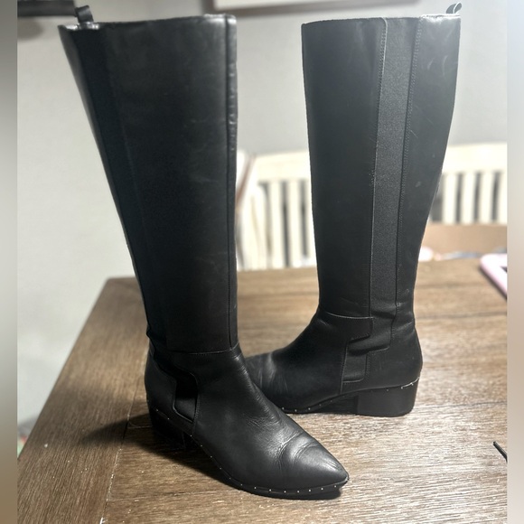 Bleecker & Bond leather Gabbi Riding Boots size 8.5 - Picture 2 of 14